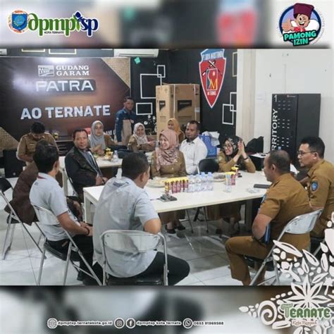 Dpmptsp Ternate Intens Lakukan Pengawasan Perizinan Berusaha Berbasis