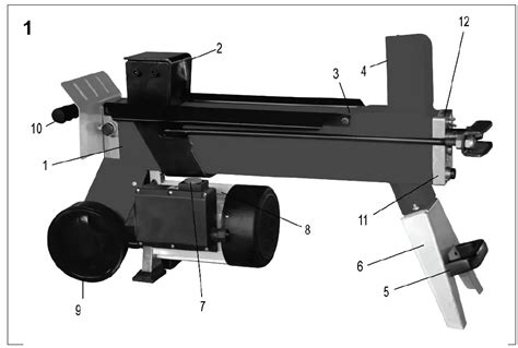 Gude 94698 Log Splitter Instruction Manual