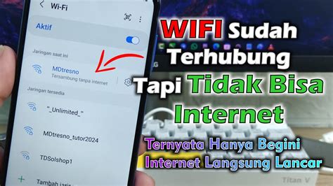 Cara Mengatasi WIFI Terhubung Tapi Tidak Bisa Internet 2024 YouTube