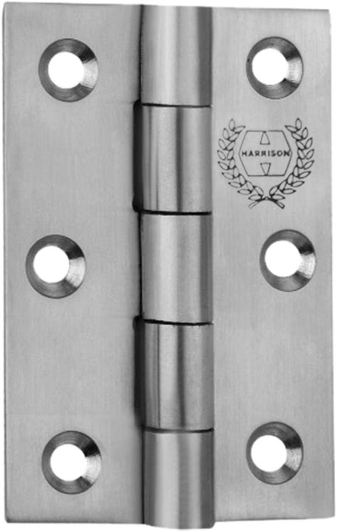 HARRISON Stainless Steel CONCEALED BUTT HINGERS Size 4 Inch Silver