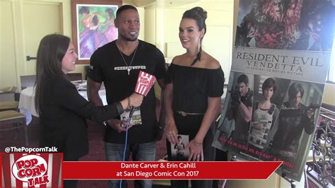 Dante Carver And Erin Cahill Resident Evil Vendetta At Sdcc 2017 Youtube