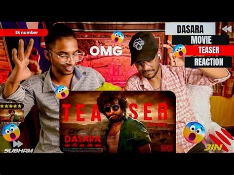 DASARA TEASER Nani Keerthy अलग ह लवल क टजर Reaction Video