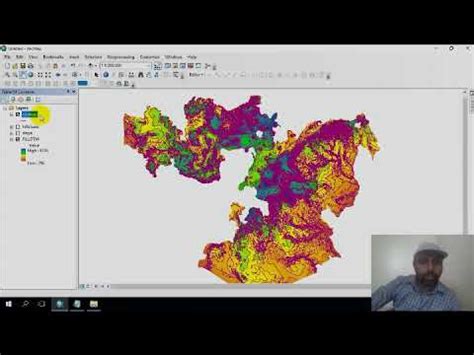 How To Create Topographic Map In Arcmap Youtube