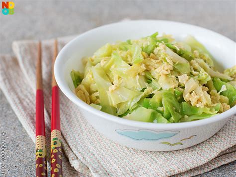 Cabbage With Eggs Easy Vegetable Stir Fry