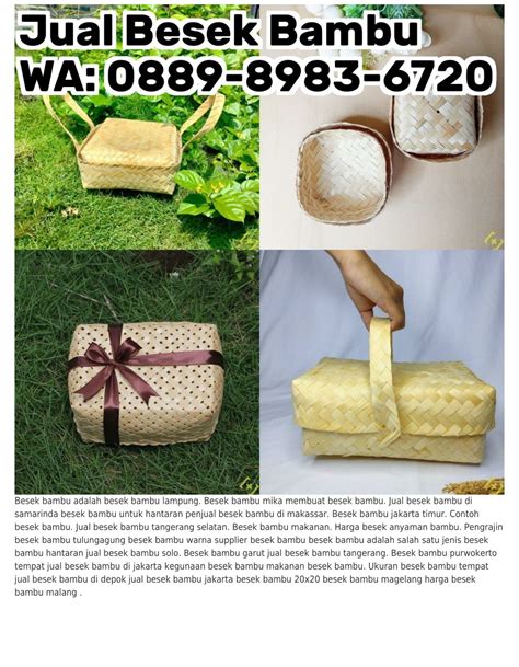 Ppt Wa Besek Bambu Bali Distributor Besek Bambu