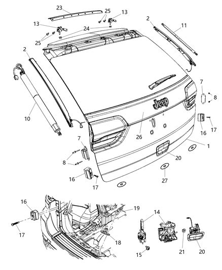 Jeep Grand Cherokee Parts List