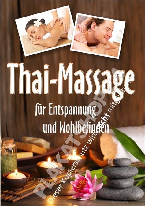 Werbefahne Thaimassage Stimmungsvoll