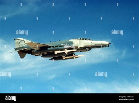 An F 4g Phantom Ii Wild Weasel Electronic Warfare Aircraft Of The 35th