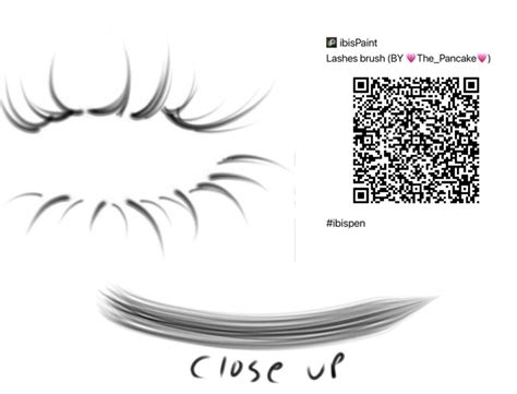 Eyelash Brush For Ibis Paint X Eyelash Brush Paint Brush Art Art