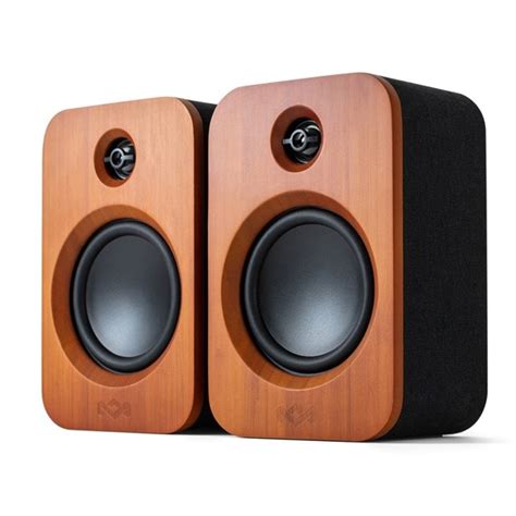 House Of Marley Simmer Down Duo Bluetooth Bookshelf Speakers Hmv