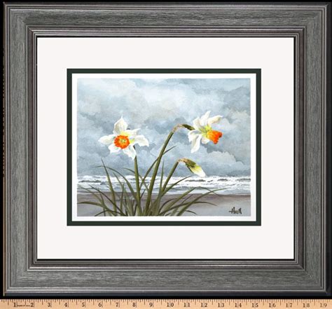 Daffodils At The Beach The Jeffrey Hull Gallery Original Paintings