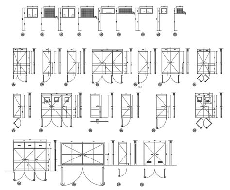 Door Hinge Plan Detail Dwg File Cadbull