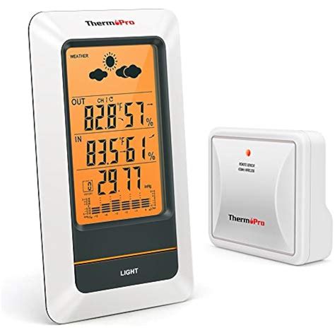 Thermopro Tp67a Rechargeable Indoor Outdoor Thermometer Wireless Weather Station Ebay