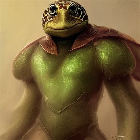 Anthropomorphic Turtle Hero By Wlop Stable Diffusion Openart