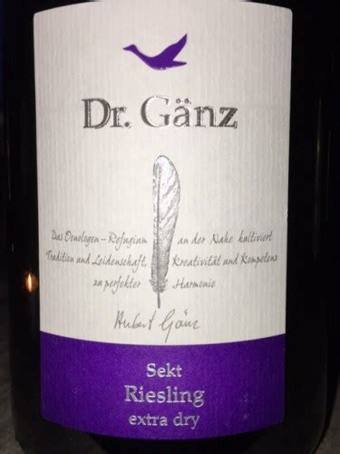 Dr Hubert G Nz Riesling Sekt Extra Dry Vivino Us