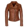 Perfecto Zwart Leren Jas Dames Nappato Leather