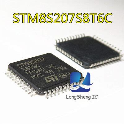1pcs ST Chip STM8S207S8T6C 8-Bit Microcontroller STM8S 64K Flash LQFP ...