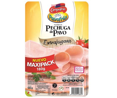 Pavofrío Campofrío Pechuga de pavo extrajugosa en lonchas finas 200 g