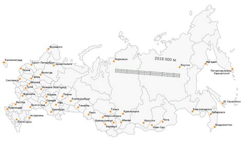 Карта россии с городами 2023 года