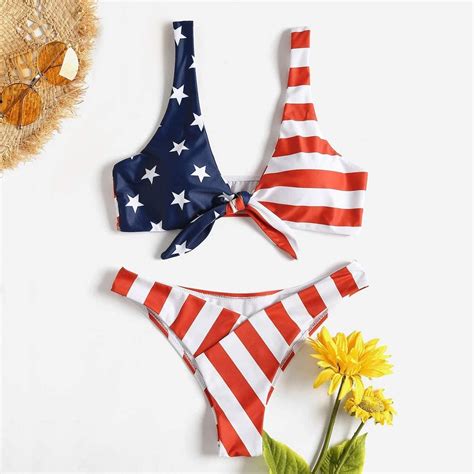 American Flag Bikini Set Atelier Yuwa Ciao Jp