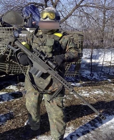 Ukrainian Juggernaut holding a sniper rifle | 2022 Russian Invasion of ...