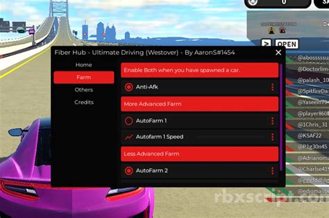 Ultimate Driving Auto Farm Anti Afk Auto Farm Speed Scripts Rbxscript