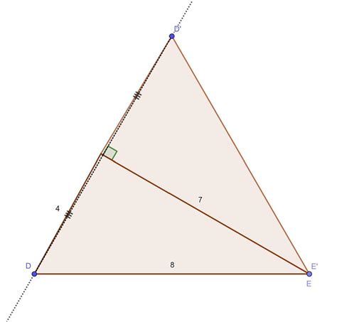 Bonjour Pouvez Vous Maider Construire La Sym Trie Du Triangle Def