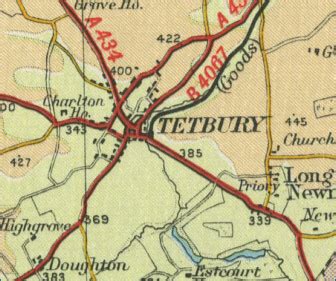 Tetbury Map