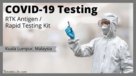 COVID 19 Testing RTK Antigen Rapid Testing Kit Trambellir