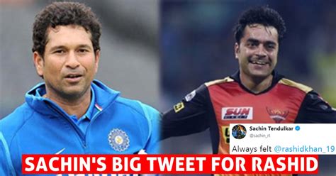 Ipl 2018 Sachin Tendulkar Claims Rashid Khan Is The Best T20 Spinner