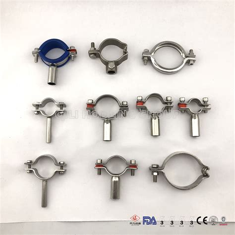 Sanitary Stainless Steel Weld Pipe Holder Tube Hanger China Sanitary