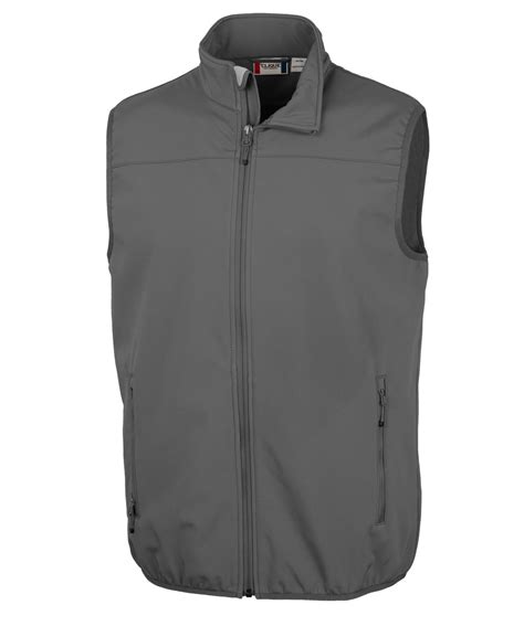 Custom Clique Mens Trail Eco Stretch Softshell Full Zip Vest