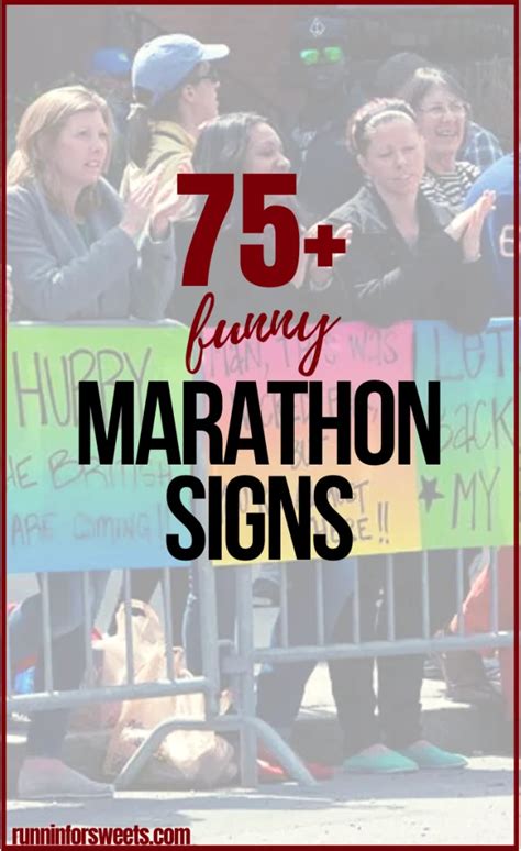 Funny Marathon Signs