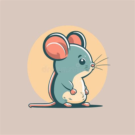 Cartoon Mouse Vector Illustration Of A Cute Cartoon Mouse Cartoon