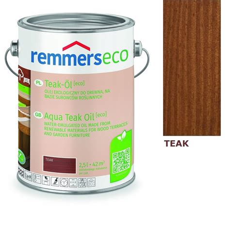 Teak Ol Eco Remmers Olej Do Taras W Teak L Oficjalne