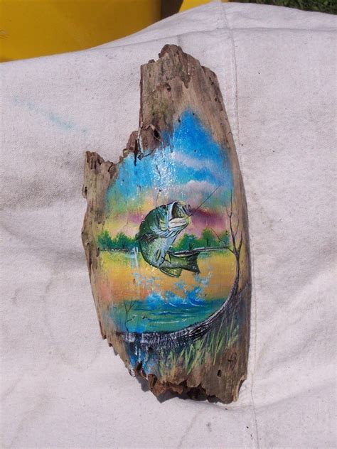 Original Paintings On Driftwood