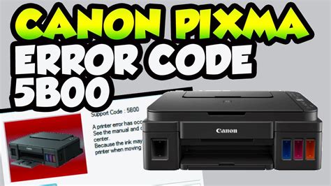 B Error Code How To Reset Canon Pixma G G G G