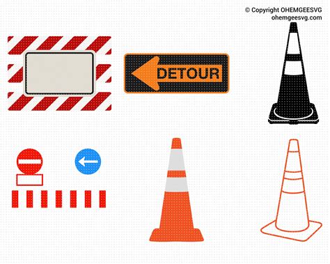 Traffic Cones Clipart