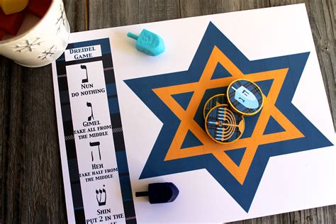 Hanukkah Dreidel Game - Everyday Party Magazine