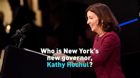 Kathy Hochul Makes History As New Yorks First Female Governor Cgtn