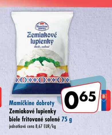 ARCHIV Zemiakové lupienky biele fritované solené 75 g v akcii platné