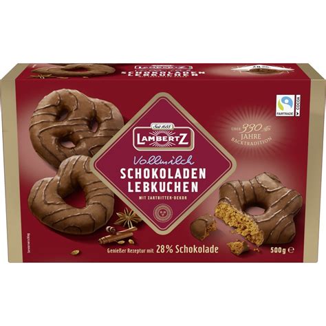 Schokoladen Lebkuchen Lambertz Herzen Sterne Brezeln G Eoffice