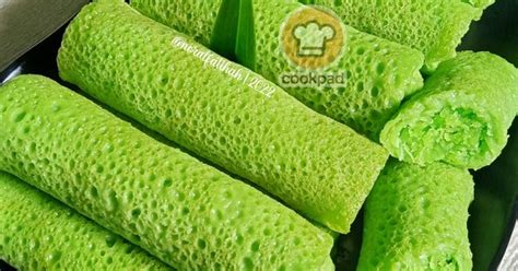 Resipi Kuih Ketayap Inti Pandan Oleh Nor Al Fatihah Cookpad