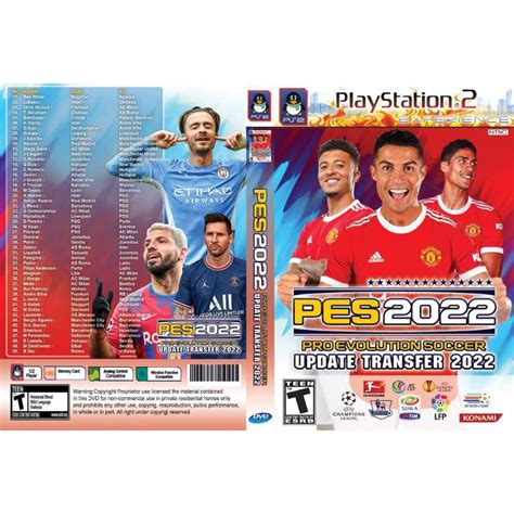 Jual KASET PS2 GAME BOLA PES 2022 ALL TRANFER TERBARU KASET PS2 PES