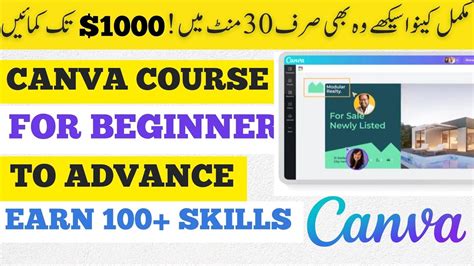 Canva Tutorial For Beginners 2022 Canva Beginner To Advance Course