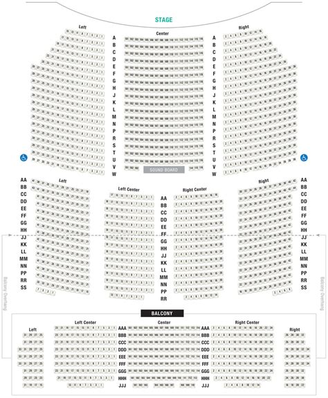 Aurora Theatre Seating Chart