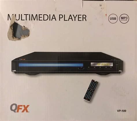 Qfx Multimediadvd Player Usbavimp3vcdcdcd R Playback Vp 109 Ebay