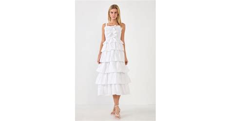 English Factory Ruffle Tiered Maxi Dress • Prices