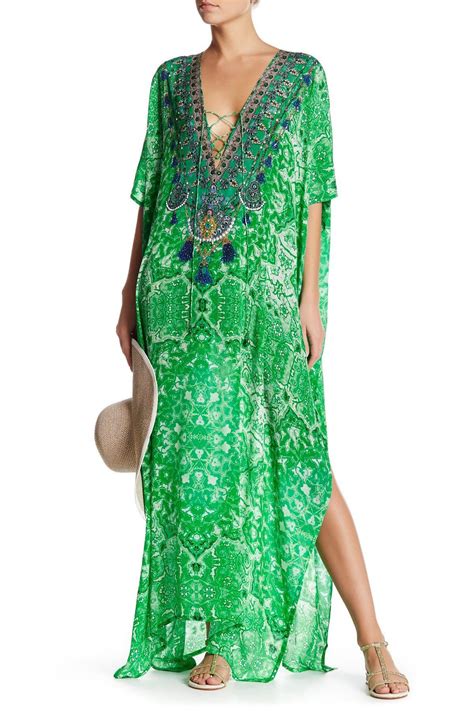 Use Code Parides For 20 Off Pmk Green Shahida Parides Kaftan The