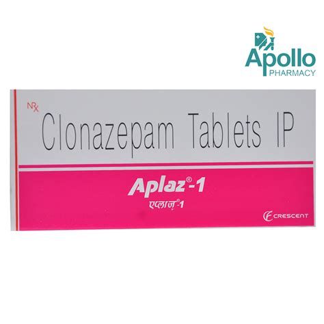 Aplaz 1 Mg Tablet Uses Side Effects Price Apollo Pharmacy